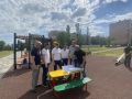 Губернатор Егор Ковальчук посетил с рабочим визитом подшефный город Брянку ЛНР, где брянские строители и коммунальщики продолжают масштабную восстановительную работу