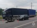 МЧС: пожарные и спасатели устранили последствия аварии на трассе А-240