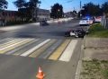 В Брянске юный мотоциклист выехал на «встречку» и столкнулся с KIA