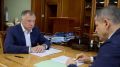 Марат Хуснуллин провёл рабочую встречу с врио губернатора Брянской области Егором Ковальчуком