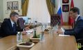 Состоялась рабочая встреча врио Губернатора Брянской области Егора Ковальчука с полномочным представителем Президента РФ в ЦФО Игорем Щёголевым