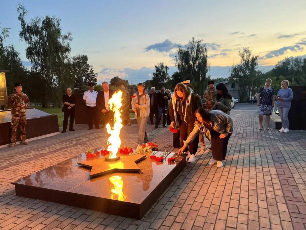Жители Климово почтили память павших в Великой Отечественной