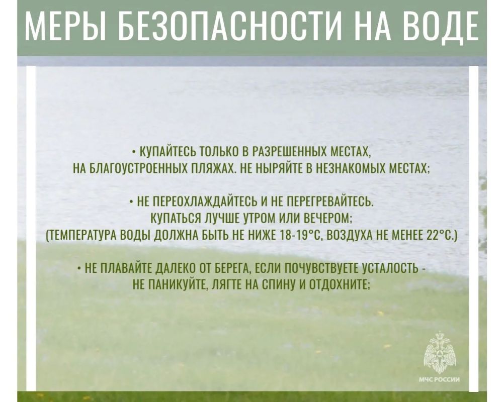 Лето — время отдыха у воды