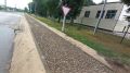 В Тросне начали строить тротуар от школы до железной дороги