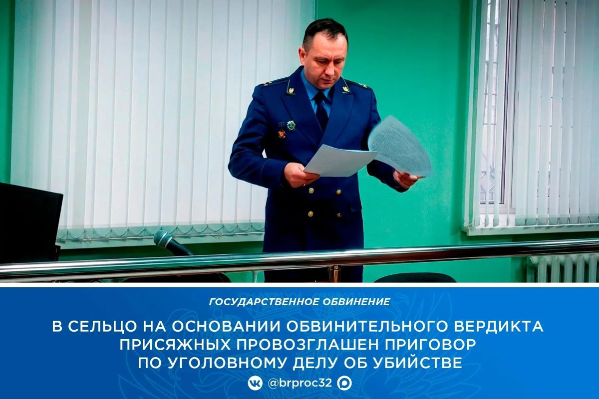 Сельцовский городской суд на основании единодушного обвинительного вердикта присяжных заседателей вынес приговор по уголовному делу в отношении 40 -летнего местного жителя
