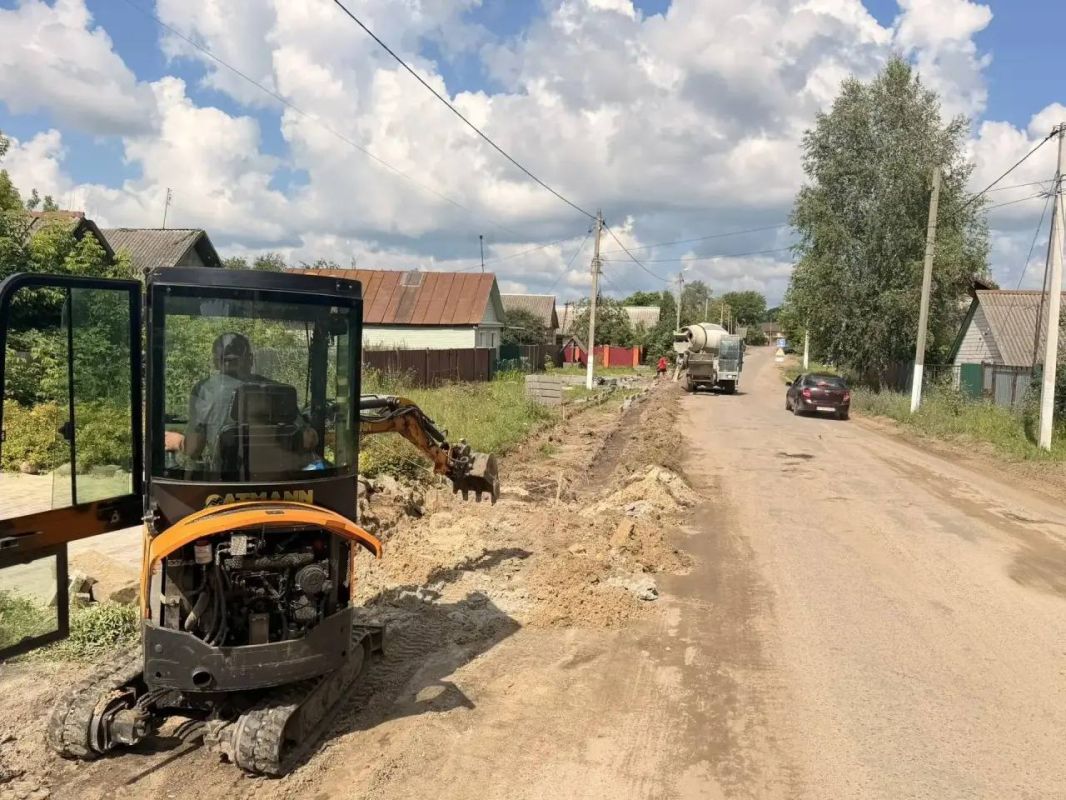 Сергей Евтеев: В Клинцах продолжается работа по улучшению состояния дорожной сети