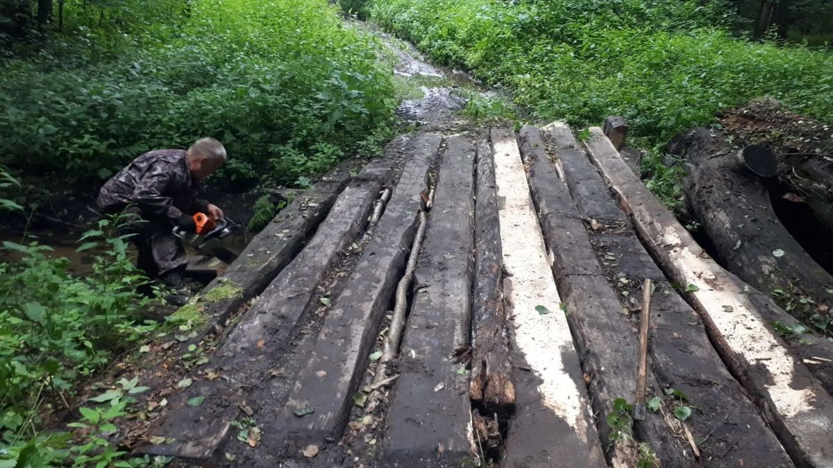 Мост к мемориалу в Бежице открыт после ремонта