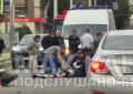 В Брянске на улице Пушкина произошло серьезное ДТП с мотоциклистом