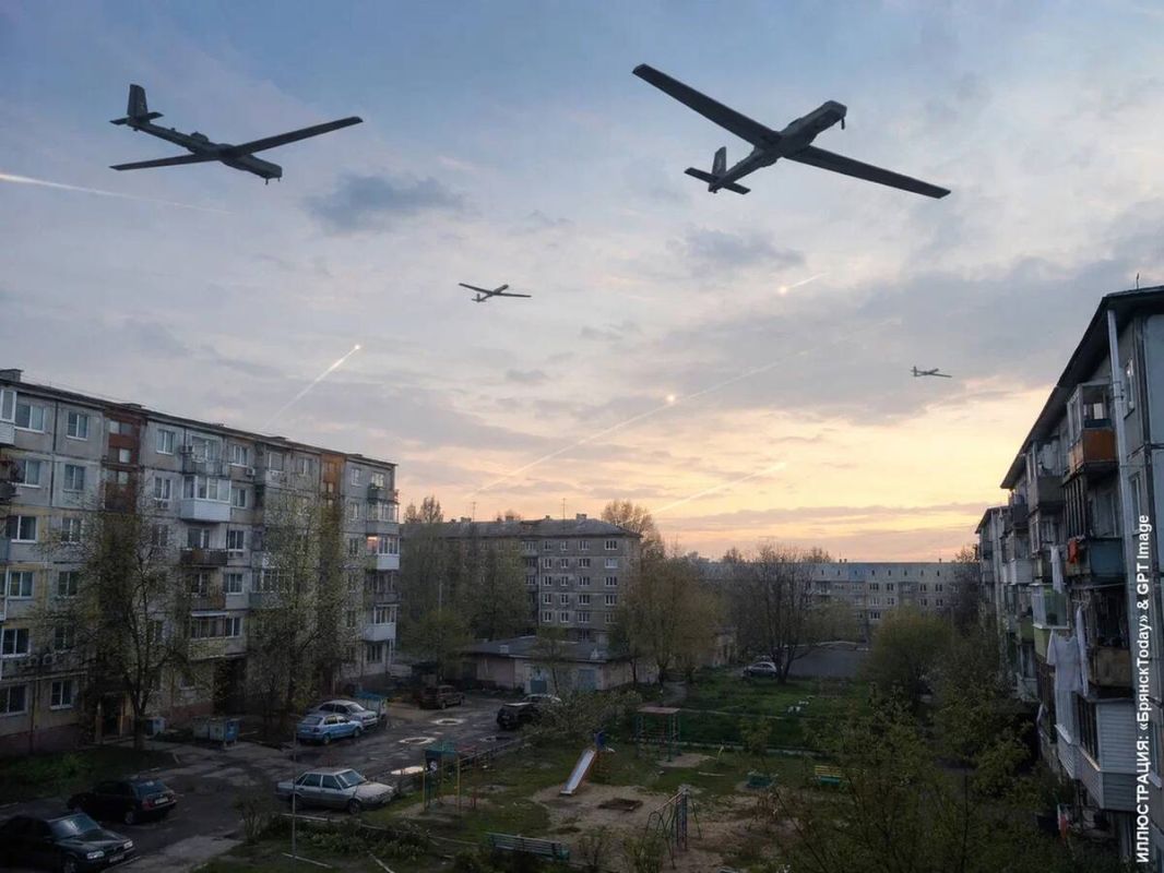 Брянцам сообщили об отражении массированного налета дронов ночью