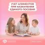 Как считаются алименты при назначении единого пособия