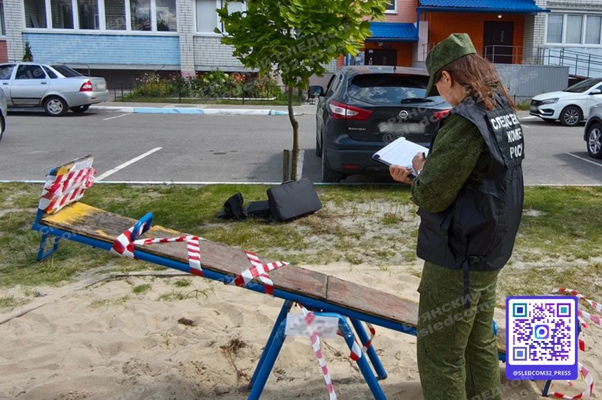 В Брянске следователем возбуждено уголовное дело по факту травмирования малолетней девочки на детской площадке