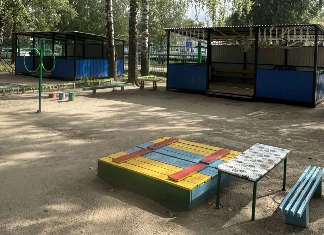 В детском саду установят крытые веранды