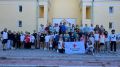 В брянском парке прошла зарядка с шариками и проверка здоровья
