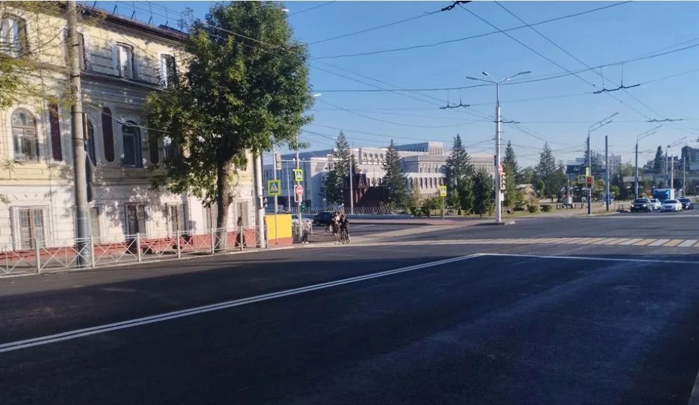 Капремонт улицы Калинина в Брянске выходит на финишную прямую