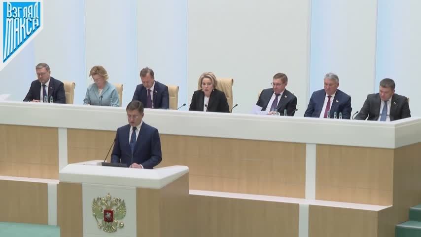 Вице-премьер Александр Новак выступил с большой речью на правительственном часе в Совете Федерации