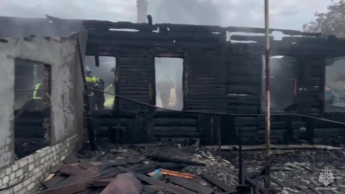 Бабушка и годовалая внучка погибли в горящем доме в Брянской области