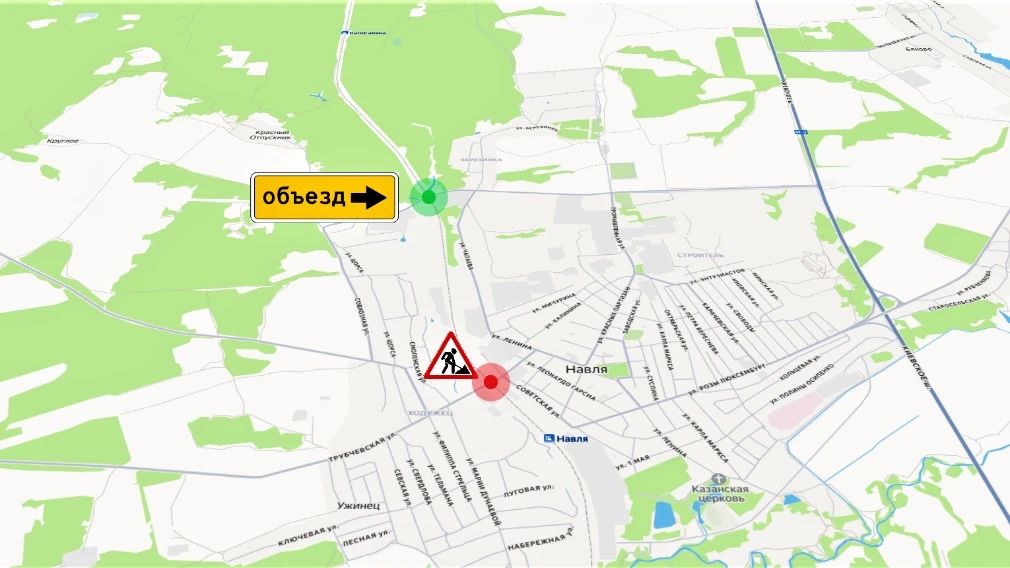 В Навле на два дня закроют железнодорожный переезд