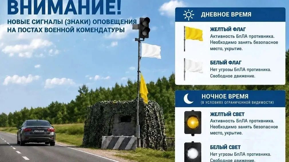 На дорогах Новозыбковского округа появились новые сигналы оповещения