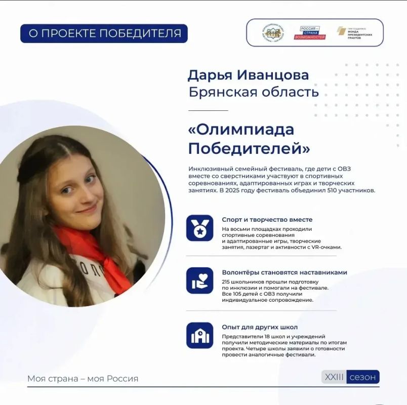 Две представительницы Брянской области стали победительницами конкурса «Моя страна — моя Россия»