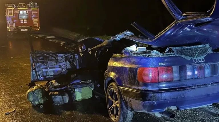«Урал» раздавил легковушку под Почепом, погибли двое