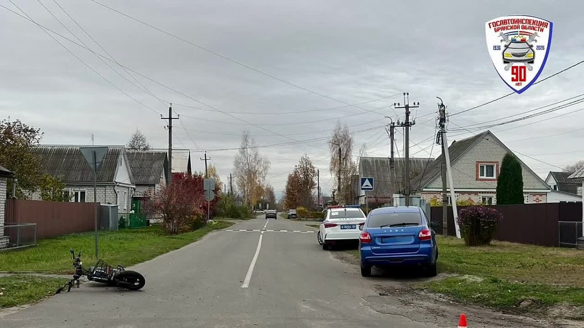 В Карачевском районе в результате ДТП пострадали двое несовершеннолетних